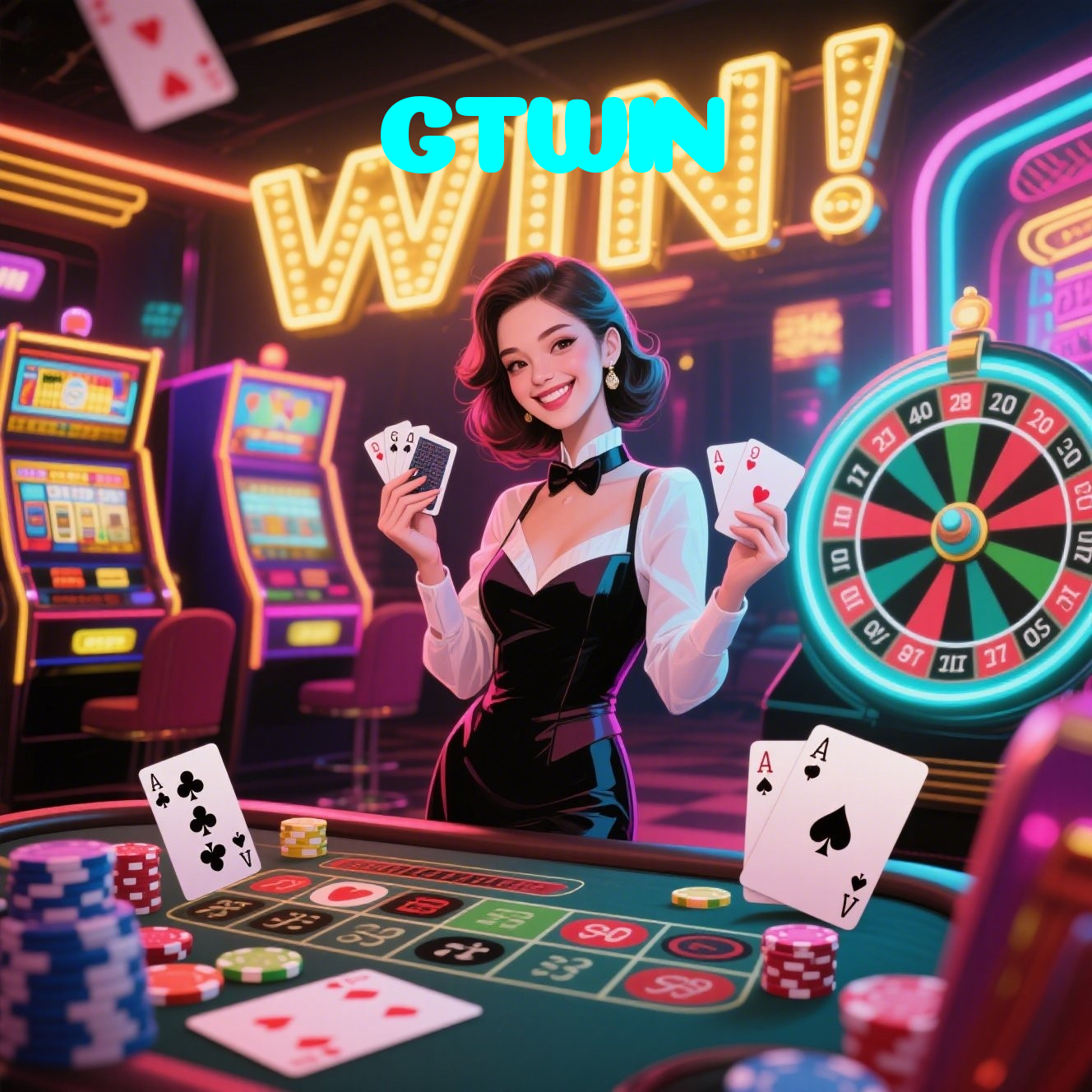 GTWIN:A roleta está te esperando para grandes prêmios!