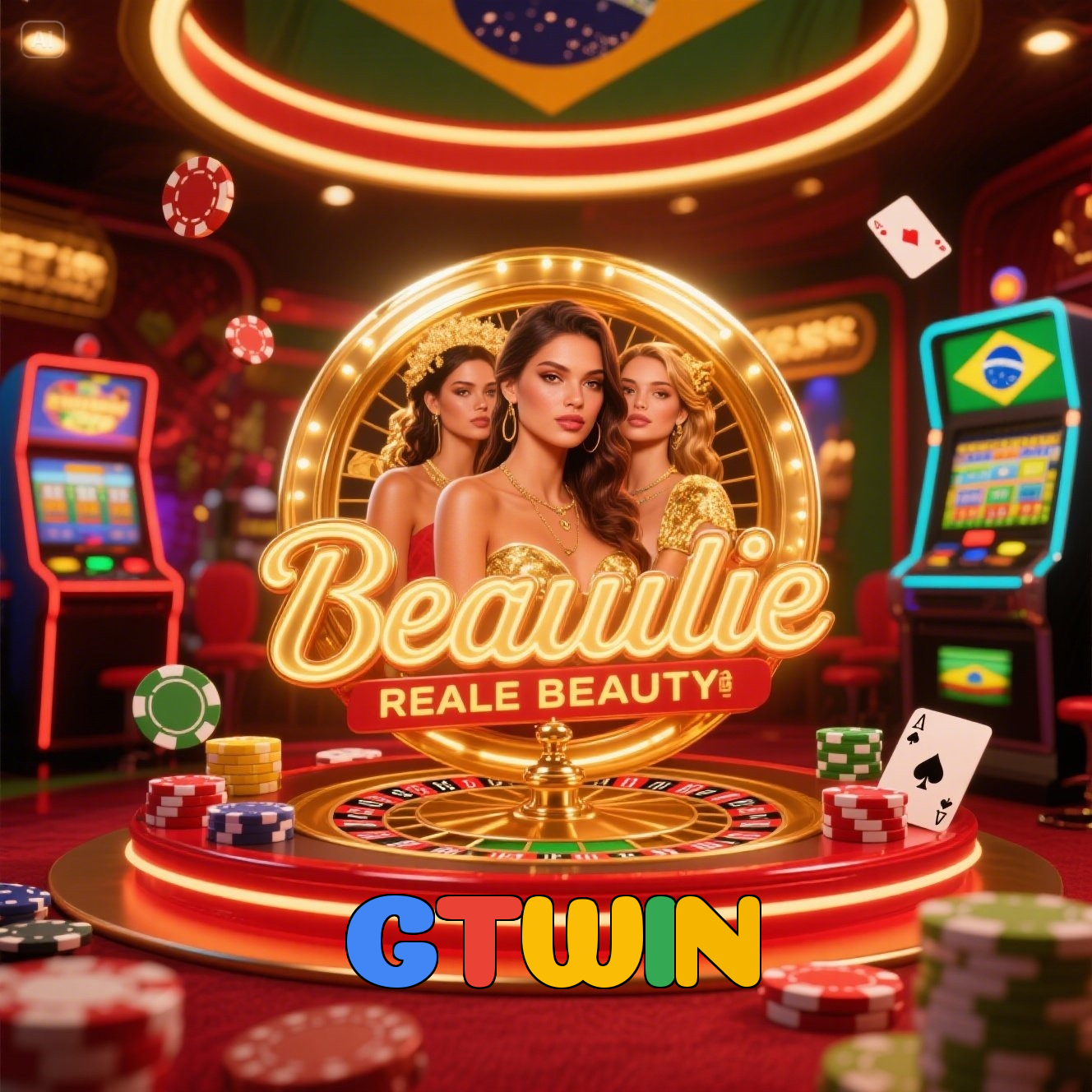 GTWIN：Jogue roleta, aposte no futebol e conquiste prêmios épicos!
