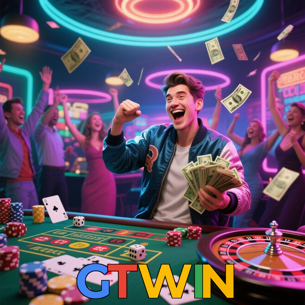 GTWIN：Jogue slots, aposte no futebol e conquiste prêmios incríveis!